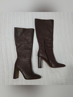Steve Madden Ally Knee High Boots - Brown